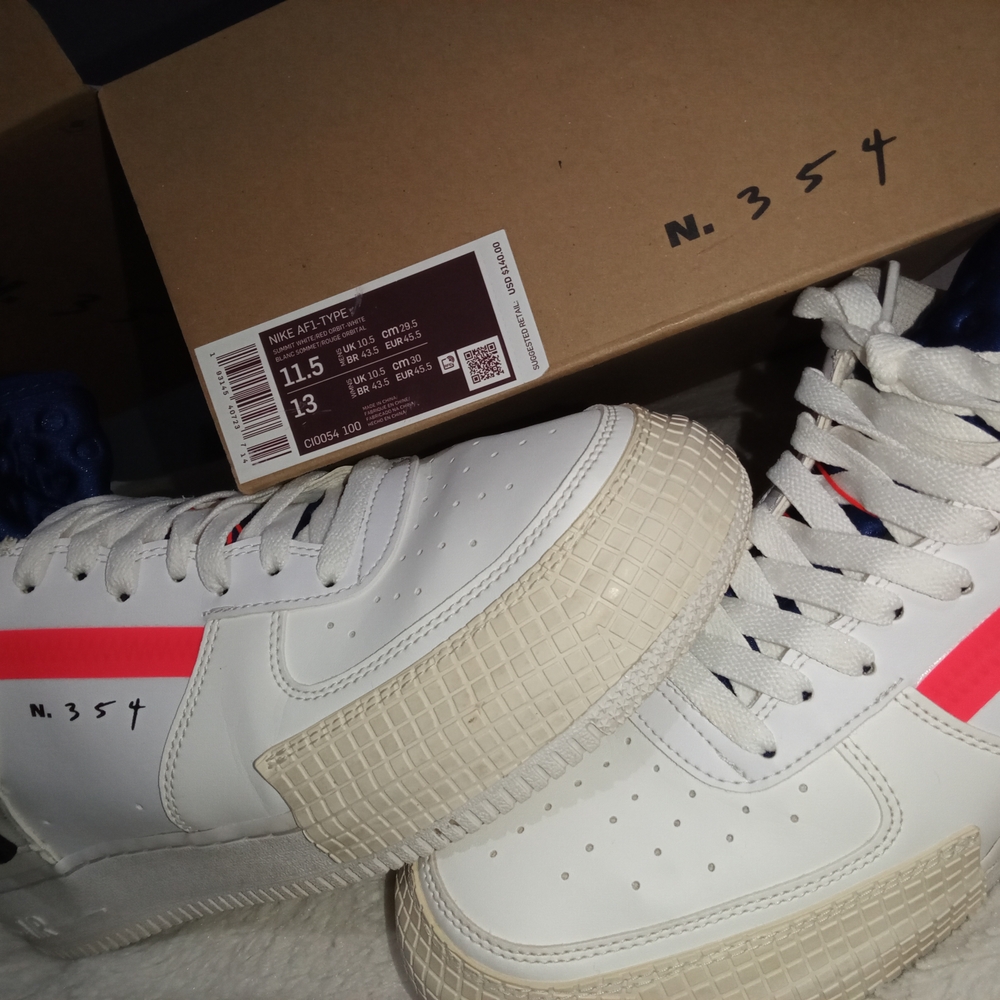 Nike N.354 Air Force One Type 1 354 Very Rare Free Shipping